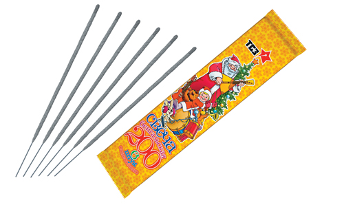  Бенгальские свечи 6 шт 200 мм в пакете  в Славянске-на-Кубани