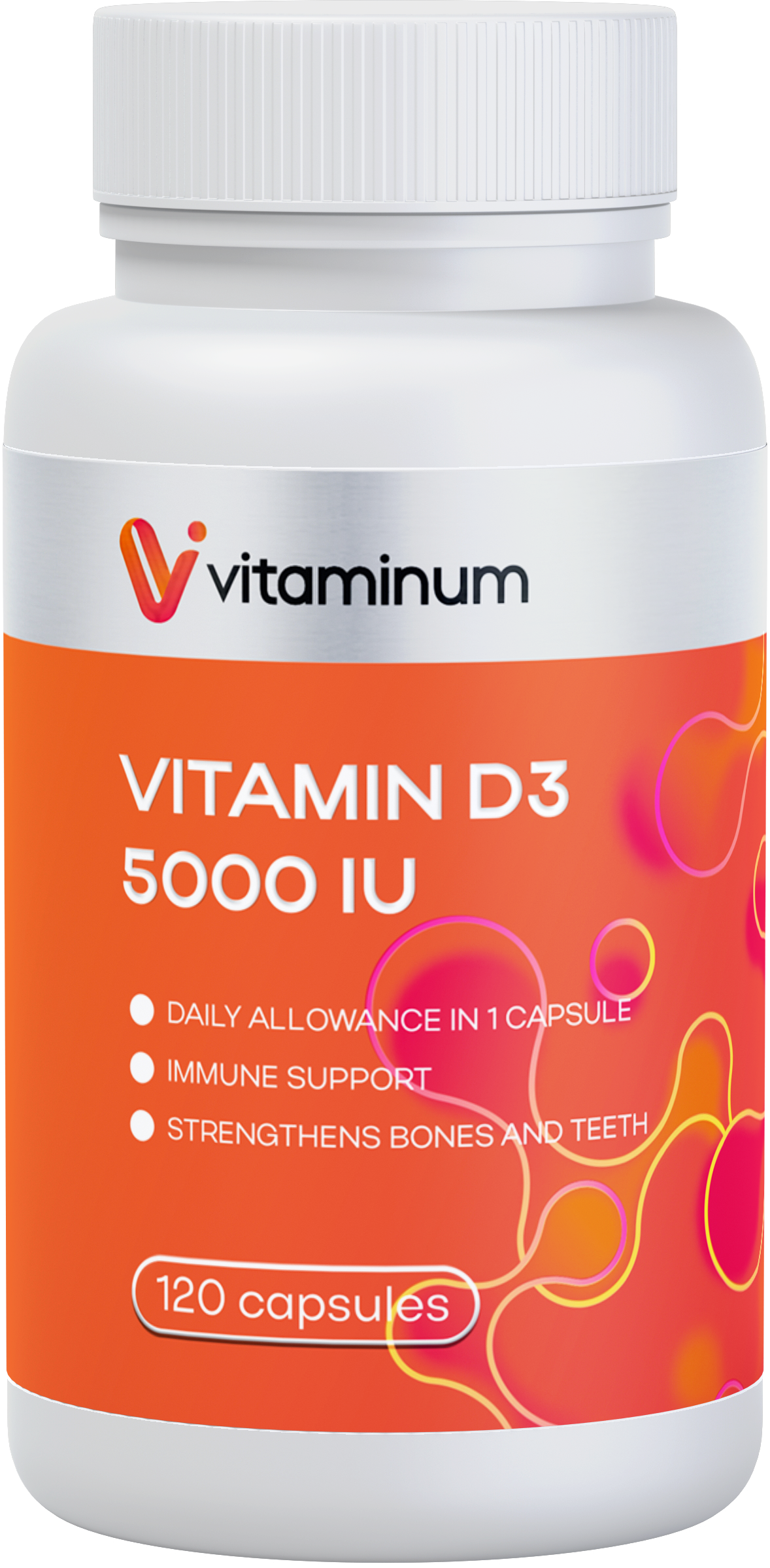  Vitaminum ВИТАМИН Д3 (5000 МЕ) 120 капсул 260 мг  в Славянске-на-Кубани